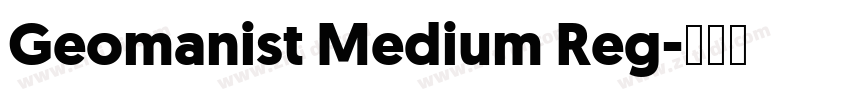 Geomanist Medium Reg字体转换